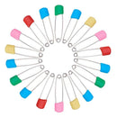 1X(240 Pcs 5.5Cm Length Baby Safety Pins, Assorted Color Plastic Head Diape
