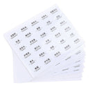 10 Sheets Clear Waterproof Paper Adhesive Label Stickers For Cosmetics Bott 3C
