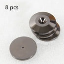 Speaker Spike Desk Feet Base Pad Floor Disc Stainless Steel HiFi 8pcs 25*5mm