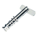 Grade Stainless Bimini Top Pin w/ Drop Cam & Spring 1/4 inch x 1 inch Grip