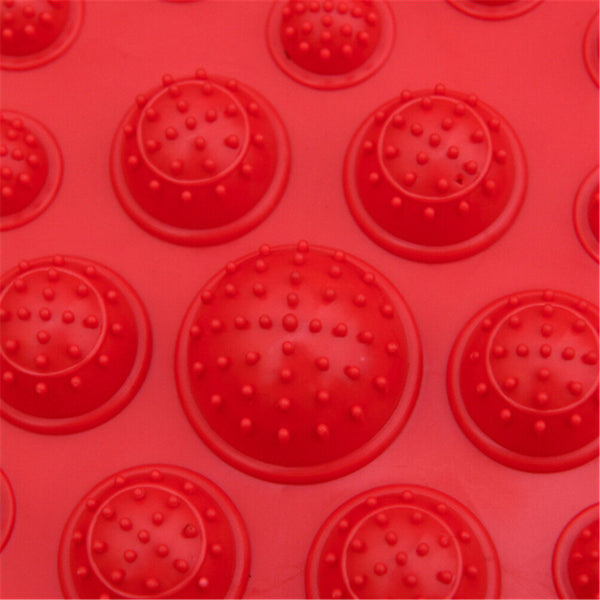 Red Acupuncture Foot Massager Medical   Mat Foot Massage Pad BX
