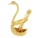 Modern Espresso Coffee Pod Storage Holder & Golden Spoon Kit,Multi-Use Organizer