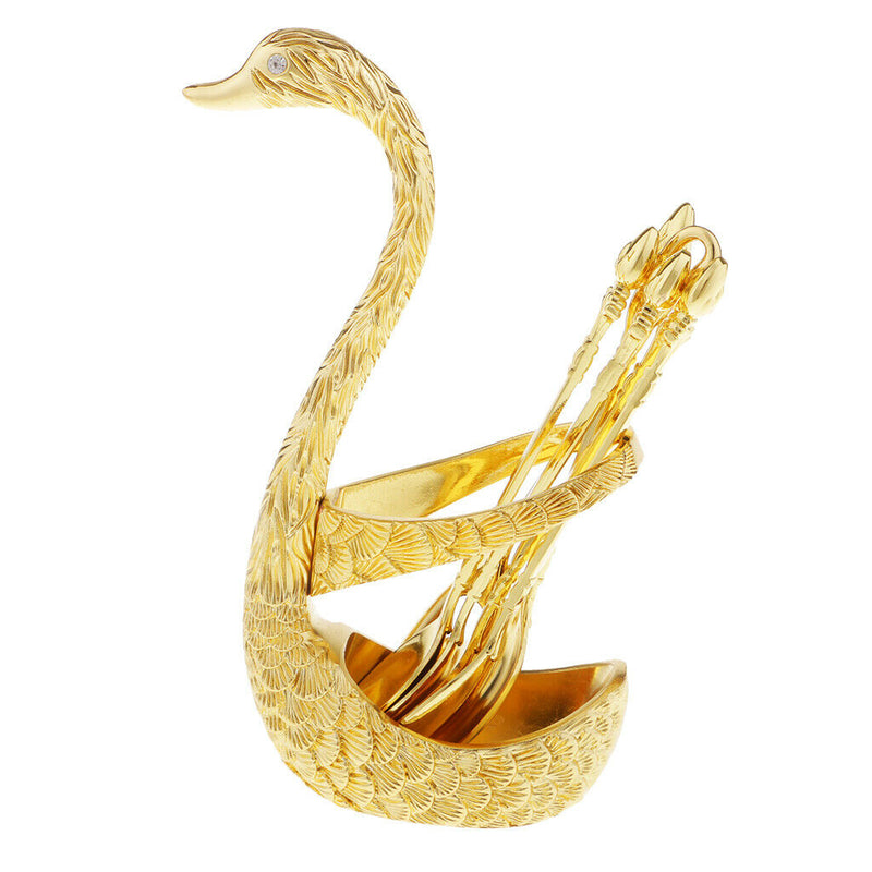 Modern Espresso Coffee Pod Storage Holder & Golden Spoon Kit,Multi-Use Organizer