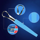1 Pc Tongue Scraper  Stainless Steel Oral Fresher Cleaner Brush for Adults,