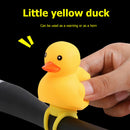 Yellow Duckling Helmet with Light Wind Ring Bike Bells for Bicycle Motorcycle