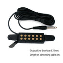 Black Classic Acoustic Guitar Pickup Transducer Amplifier Soundhole Pickup vcx