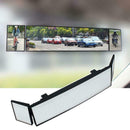 Car Rear View Mirror Convex 3 Sided Panoramic Vision Clip Auto Interior Decor