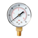 Radial Pressure Gauge for Air Oil Water TS-Y508 0-60psi 0-4bar 1/8BSPT Kit