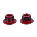 Bike MTB 1 Pair Mini Aluminum Alloy Grip Handlebar Bar End red A