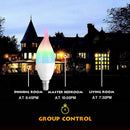 E14 Smart WiFiÂ LED CandleÂ Light Bulb Compatible with Alexa Google Assistant