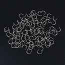 100pcs Fishing U Shaped Ring Baits Lure Tool Stainless Steel Tackle Accessories