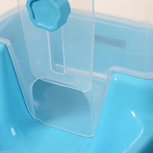 Household Large Adjustable Automatic Pet Feeder Drinking Fountain Dog Bowl