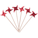 25pcs Luau Tropical Flamingo Straws 50pcs Windmill Fruit Picks Party Barware