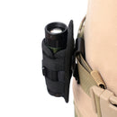 Flashlight Pouch Holster Belt Carry Case Holder w/360 Degrees Rotating Clip