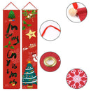 Couplet Front Door Welcome Christmas Porch Banners Xmas Decoration Chinese Style
