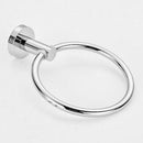 Stainless Steel Round Style Wall Mounted Towel Ring Holder Hanger Bathroom