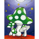 5D DIY Diamond Painting Full Drill Cross Stitch Kit Wall Art (Mushroom03)