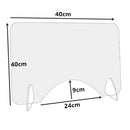 Acrylic SNEEZE GUARD Counter Safety Divider Protective Barrier Shield Screen