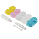 5pcs Travel Kit Lenses Storage Contact Lens Soak Case Box Container Holder