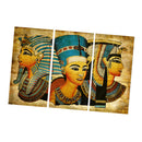 Modern Canvas Wall Art of King of Egypt for your Living Room-3 Panel Size S