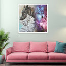 5D DIY Full Drill Diamond Painting Wolves Embroidery Mosaic Kit Home Decor