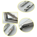 2pcs Rugged Stainless Steel Folding Bracket e Wall Bracket 90 degree Telesc X8V6