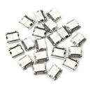 60Pcs Micro-USB Type B Female 5 Pin SMT Placement SMD DIP Socket Connector B9H8
