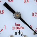 Digital 0~-30inHg 0~-1bar Mini Dial Air Vacuum Pressure Gauge Meter Manome PGK
