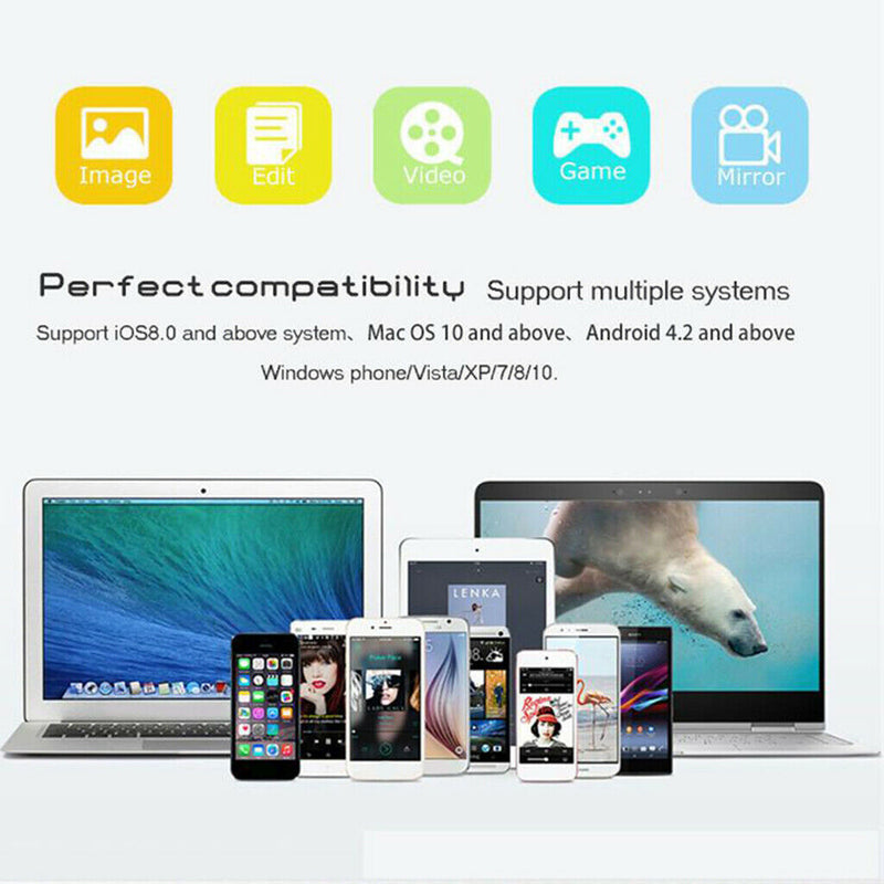 4 K Wireless WiFi Display TV Dongle Receiver Adapter for Android 1080P