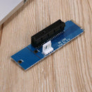 M.2 NGFF SSD to PCI-E 4X Converter Adapter Card with Power Cable Blue Connectors