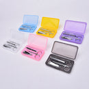 4x NEW Pedicure Manicure Set Nail Care Cuticle Clipper Tool Kit Case LJ