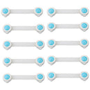 10pcs Toddler Baby Drawer Cabinet Cupboard Door Fridge Safety Locks