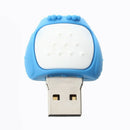 16GB USB 2.0 Memory Stick Flash Pen Drive Storage Cute Owl Blue S4E6