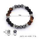black matte stone tiger eye excellents jewelry matte agate energy stone brace Bj