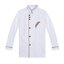 Chef Clothing Jacket Coat Restaurant Cook Uniform Long Sleeves XXL