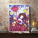 5D DIY Special Shaped Diamond Painting Girl Cross Stitch Mosaic Craft Kits