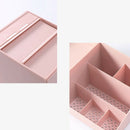 Cosmetic Storage Box Drawer Desktop Plastic Makeup Dressing Table Skin Care X3Z6