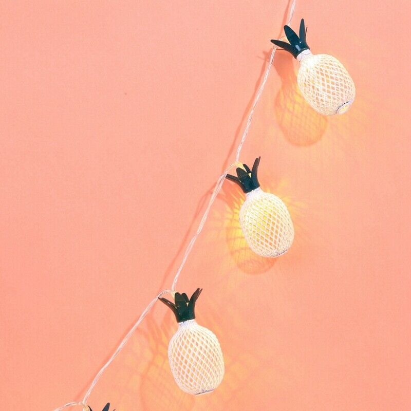 1.1m Lovely Yellow Pineapple Holiday String Light Battery Powered Led Light
