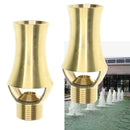 2 Pieces 3/4 Cascade Cedar Solid Brass Fountain Nozzle, Water Spray Sprinkler