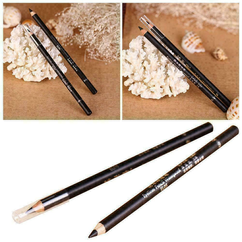 Eyeliner Pencil Stamp Waterproof Black Eyes Beauty K6A0 U5F8 M Long-lasting W5X0