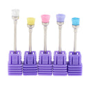 5pcs Electric Nail Art Drill Cleaning Brush Manicure Polishing Tips Brushes