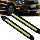 2pcs Waterproof Flexible Universal Car COB Led DRL Daytime Running Light Ho A3W7