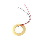 10 PCS 35mm Piezo Elements buzzer Sounder Sensor Trigger Drum Disc+ wire coppe~ï¼ˆ
