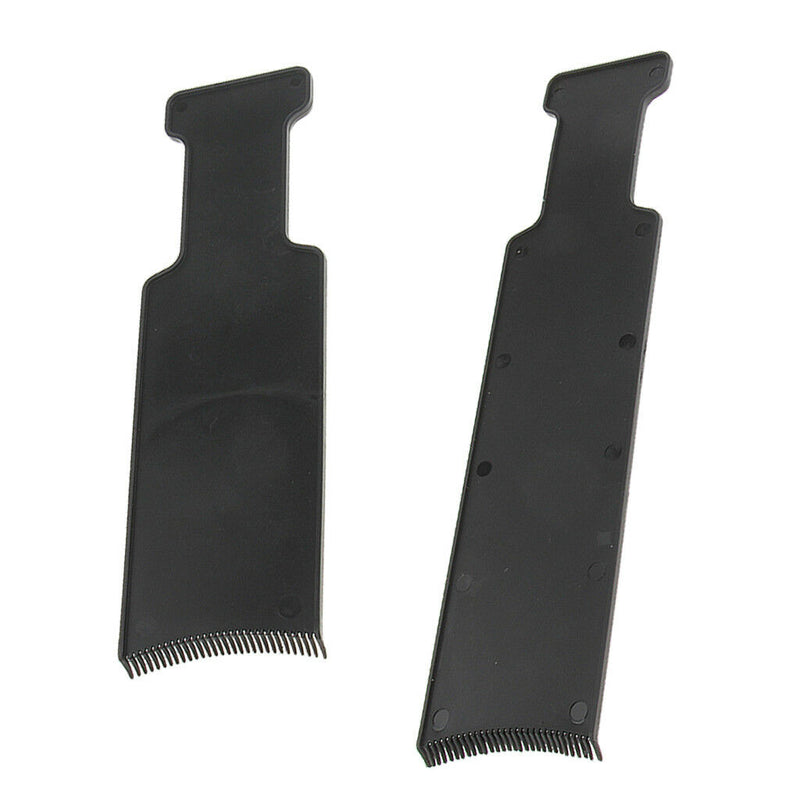 Durable 2Pcs Salon Hair Dyeing Comb Coloring Brush Dye DIY Tint Board Plate