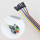 Computer Motherboard Power ATX On Off Reset Switch Buttons LED Cable Replac Y3Q2