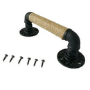 Industrial Style Pipe Furniture Handle Barn Sliding Wooden Door Handles Bla Y5A4