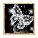 Rhinestones Butterfly Painting 5D Diamond Embroidery DIY Cross Stitch Kit