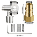 Auto Car With Dust Cap Easy Install Retrofit Valve Fit For 0.95cm Low Side Port