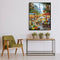 Painting By Numbers Kit DIY Street Tower Canvas Oil Picture Wall Artwork