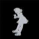 Dog and Girl Metal Cutting Dies Stencils ScrapbookingAlbum-Decorative EmbossiTO